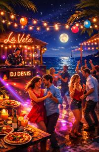 DJ Denis aux platines de La Vela