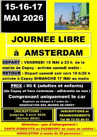 AMSTERDAM - journ�e libre