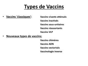 R�sister aux infections virales :  les vaccins ??