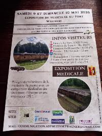 Exposition de v�hicules au fort Wagner