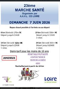 Rando organis�e contre l alcool  a jonzieux 