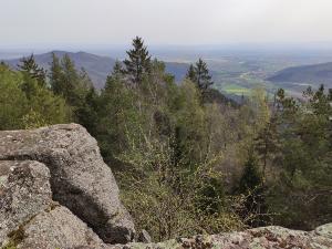 Du rocher du  Coucou � la roche des F�es