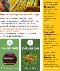 Stage de vannerie