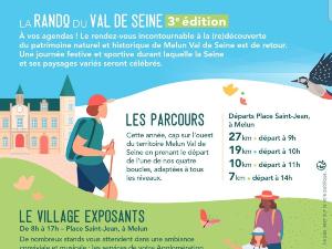 Rando melun val de seine gratuit 19km gratuit