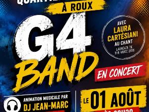 G4 BAND avec Laura  Cartesiani (laur�ate The Voice