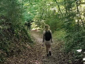 Marche autour de Abbaye d'Aulne  Guinguette