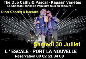 Diner Concert & karaok show Port la nouvelle !!!