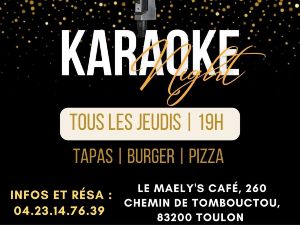 Karaoké au Maëly’s Café 