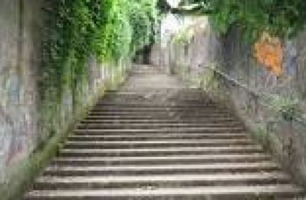 Les escaliers de Fourvire 