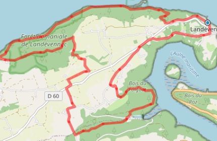  Circuit Tour de Landevennec (18km)