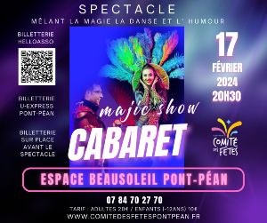 Spectacle cabaret-magie