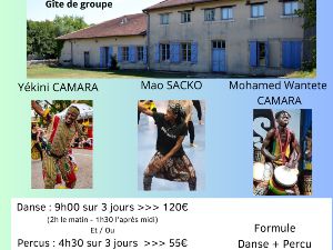 weekend de danses et de percussions d'Afrique 