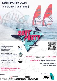 Surf party 2024-Champ. suisse de Windsurf+Wingfoil