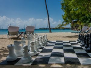 Echecs en bord de mer