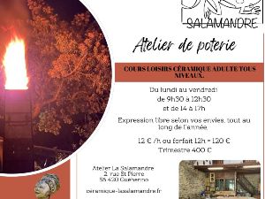 Initiation atelier poterie