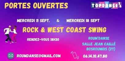 Portes Ouvertes Cours de danse rock 