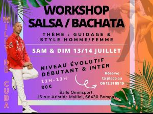 Stage de Salsa & Bachata dbutant ! 🌴🌺🎵😃