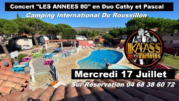 Diner Concert Les Annes 80  duo Kapass' Varits