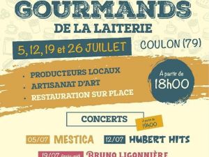 Concert, danse, Vendredis Gourmands, Coulon 
