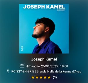 Concert Joseph KAMEL 