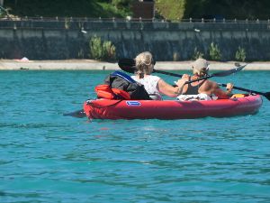 Souvenir en cano lac de Paladru - Mardi 10 sept