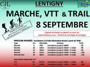 Marche organise  Lentigny 15 km