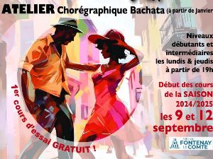 1er cours dessai gratuit Danse Latine Bachata 