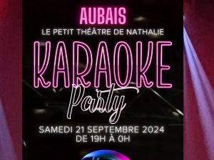 Karaoke au thtre de Nathalie  aubais 