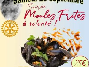 Soire moules frites avec Christian Gil 