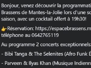 Soire concert- prsentation de saison 