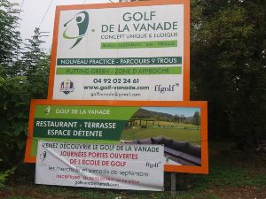 A Partirdu golf de laVanade Villeneuve-Loubet