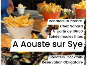 Moules frites/ danser