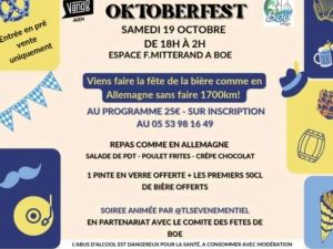 Deux formules Soire Oktoberfest