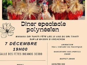 Les 10 ans du Ori Tahiti Diner spectacle