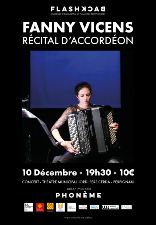 Récital accordéon/électronique de Fanny Vicens