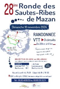 28me ronde des Saute-Ribes  Mazan