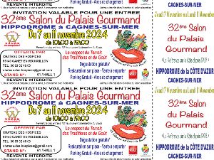 Salon gourmand Cagnes sur mer