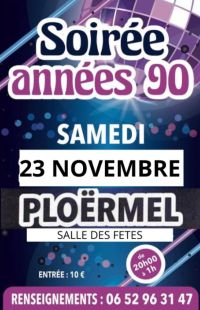 Soire  dansante des annes 90/2000  PLOERMEL