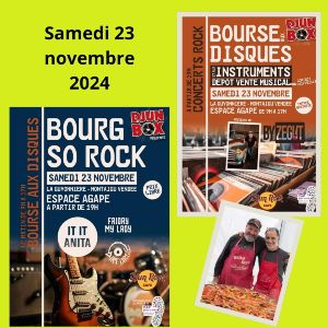 Bourse aux disques + Bourg So Rock