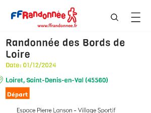 Randonne des bords de Loire 