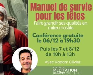 Confrence et meditation