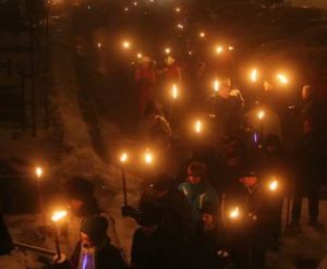 Marche aux flambeaux de Ferrette 