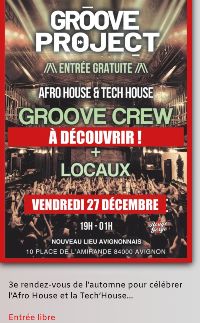 Soire Rouge Gorge Groove project 