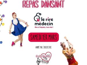 Grand repas dansant. Karaoke du Rire Medecin 