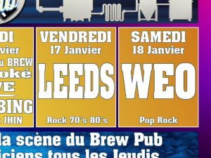 Concert rock les Leeds au brew