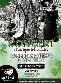 John Joe Murray et  Mathilde : concert irlandais