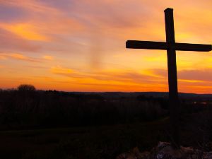 coucher de soleil a Chteauneuf du pape (balade)