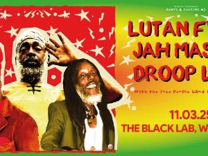 concert de Lutan Fyah, Jah Mason et Droop Lion