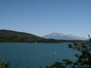 Baignade au lac de Laffrey