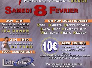  20h Soire toutes danses + cours de paso doble 